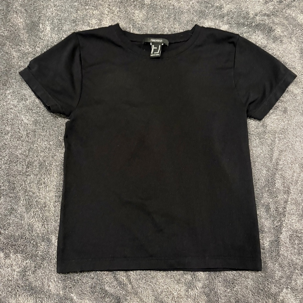 Classic Black Fitted Top